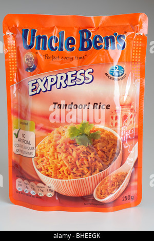 Bag of Uncle Ben's Express microwaveable Long Grain Rice sold in the UK ...