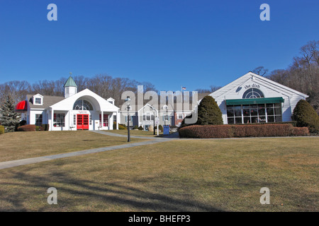 The Stony Brook Village Center shopping area Long Island NY Stock Photo