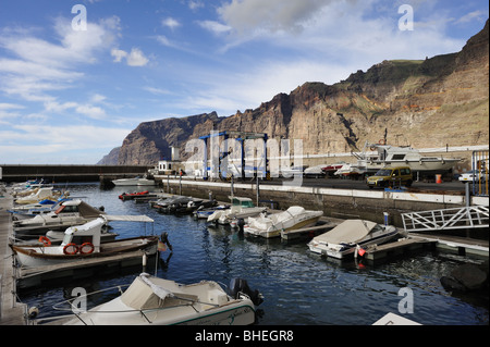 Port of Los Gigantes, Tenerife, Canary Islands, Spain Stock Photo