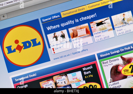 lidl online shopping web Stock Photo Alamy