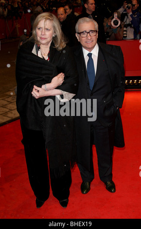 HELEN MORRIS & MARTIN SCORSESE SHUTTER ISLAND PREMIERE BERLIN FILM FESTIVAL 2010 BERLINALE PALAST POTSDAMER PLATZ BERLIN GE Stock Photo