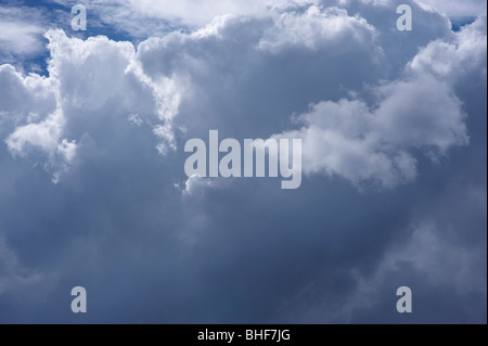 Cumulus storm clouds Stock Photo