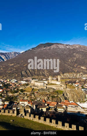 Castlegrande, Bellinzona, Canton Ticino, Switzerland Stock Photo