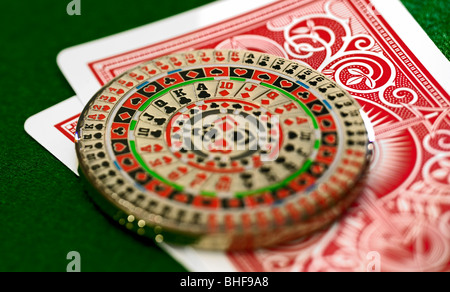 Poker Card Guard Stock Photo