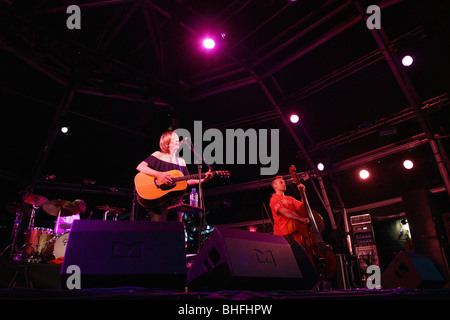 Beth Orton performing at the Eden Project as part of the Eden Sessions Stock Photo