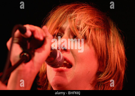 Beth Orton performing at the Eden Project as part of the Eden Sessions Stock Photo