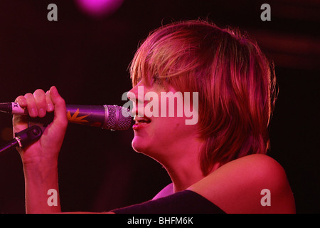 Beth Orton performing at the Eden Project as part of the Eden Sessions Stock Photo