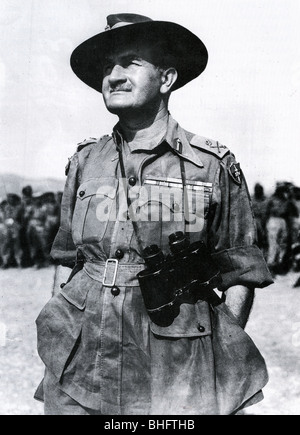 VISCOUNT WILLIAM SLIM - English soldier (1891-1970) as Commander of the British 14th Army in Burma in 1943 Stock Photo