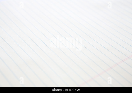 Lined paper Stock Photo