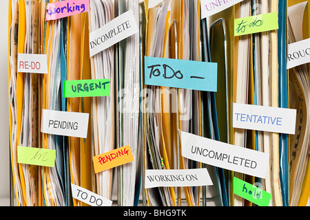 Files with labels Stock Photo