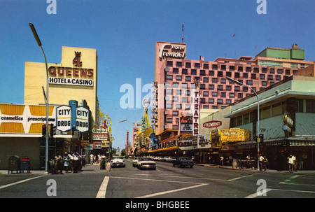 Fremont Street, Las Vegas, Nevada, USA, 1968. Artist: Unknown Stock Photo
