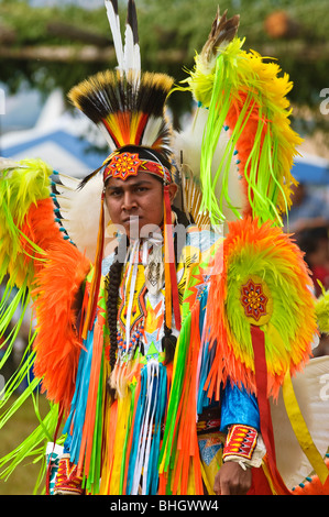 Native American pow wow, Taos Pueblo, Taos , New Mexico. Stock Photo