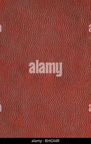 A close up leather textured book cover Stock Photo