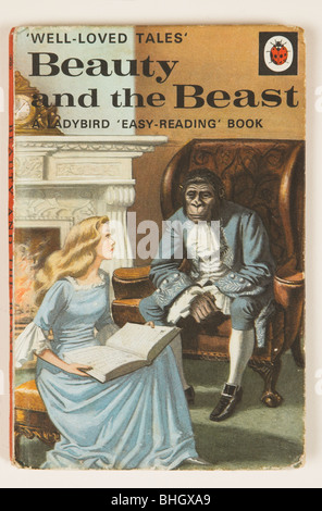 Old LadyBird Childrens Book - Beauty and the Beast Stock Photo