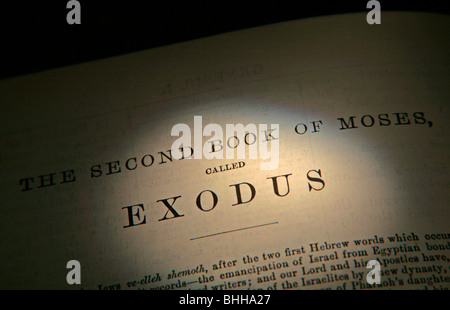 Exodus Book of the Bible Old Testament Stock Photo - Alamy