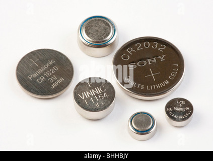 Button battery coin Cut Out Stock Images Pictures -