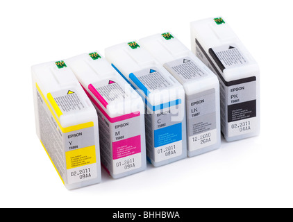 inkjet printer cartridges Stock Photo