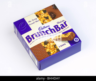 Cadbury BrunchBar breakfast cereal snack bars Stock Photo