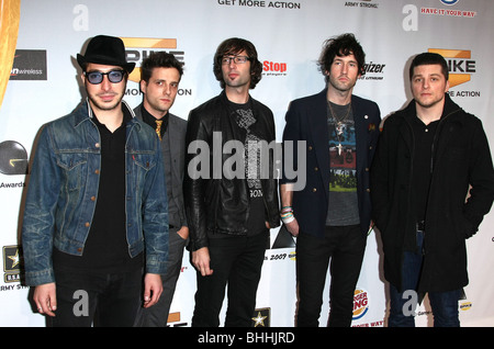 THE BRAVERY SPIKE TV VIDEO GAME AWARDS 2009 DOWNTOWN LOS ANGELES CA USA 12 December 2009 Stock Photo