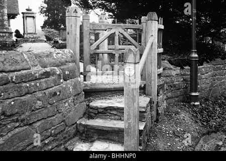 churchyard tanworth in arden church warwickshire midlands Stock Photo