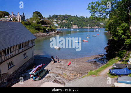 Warfleet Creek, Dartmouth, South Hams, Devon, England, UK Stock Photo