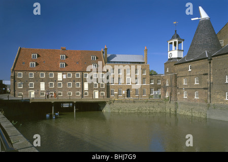 The House Mill, Three Mill Lane, Bromley-by-Bow, London, 1997. Artist: N Corrie Stock Photo