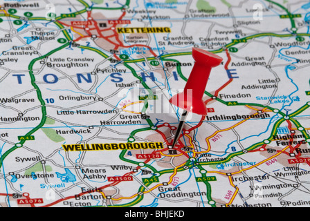 Wellingborough Town centre, Northamptonshire. uk Stock Photo - Alamy