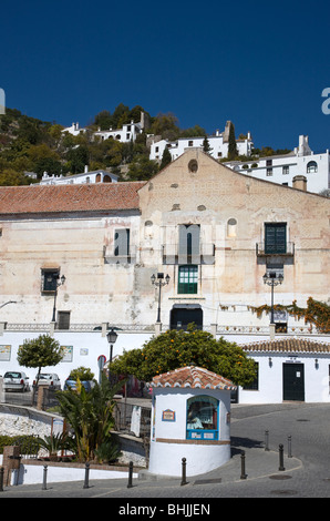 View over Frigiliana from town square, Andalaucia, Spain Stock Photo