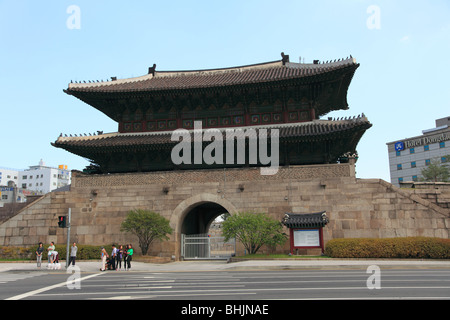 Dongdaemun Gate, Great Eastern Gate, Seoul, South Korea, Asia Stock Photo