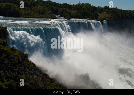 American Falls as seen from US side of Niagara Falls, Niagara Falls State Park, NY, USA Stock Photo