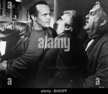 Harry Belafonte (1927- ), American actor and singer in a scene from 'The Angel Levine', 1970. Artist: Unknown Stock Photo