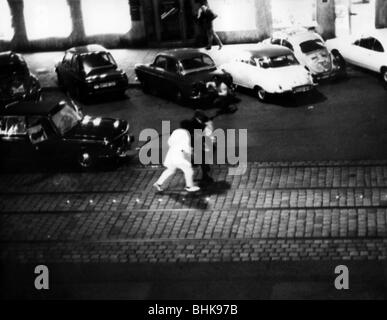 justice, crime, robbery, bank raid with taking of hostages, Deutsche Bank office, Munich, Prinzregentenstrasse, 4.8.1971, Stock Photo