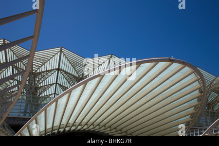 Portugal Lisbon modern design architecture in the Vasco da Gama commercial centre Stock Photo