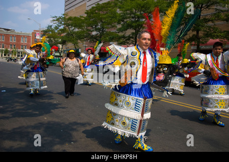 A Bolivian parade in Jersey City, NJ. Stock Photo