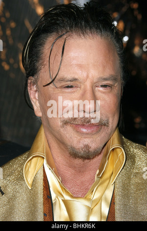 MICKEY ROURKE THE WRESTLER LOS ANGELES PREMIERE BEVERLY HILLS LOS ANGELES CA USA 16 December 2008 Stock Photo