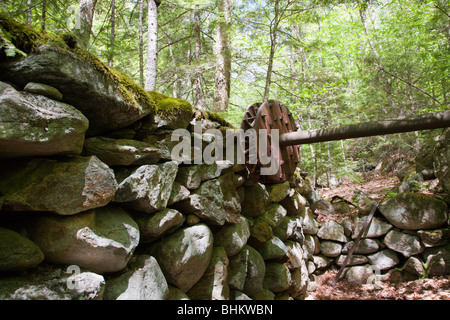 Thornton Gore which was a old hill farm community abandoned in the 19th century. Located in Thornton, New Hampshire Stock Photo