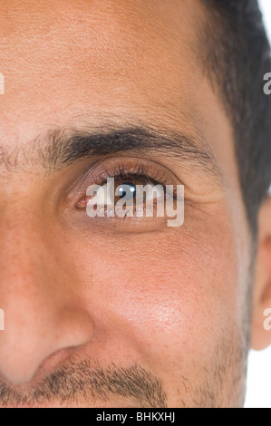 Closeup of a happy ethnic man Stock Photo