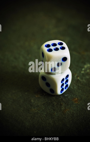 Two dices Stock Photo