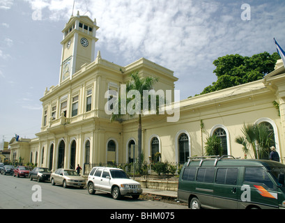 El Salvador. Eastern area. Usulután city. City hall. Stock Photo