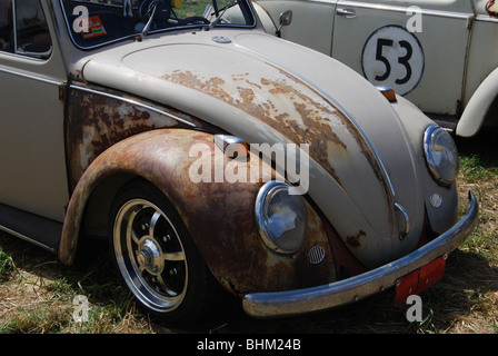 Classic VW beetle rat car Stock Photo