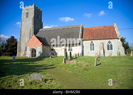 St Botolph's church, Iken, Suffolk, England Stock Photo