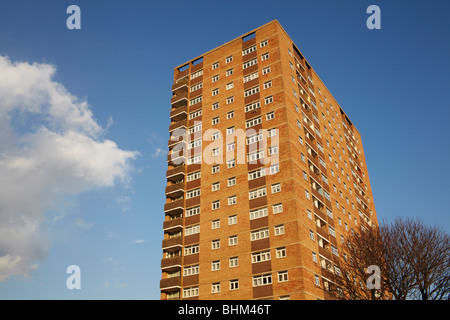 Tower block flats kemptown Brighton Stock Photo