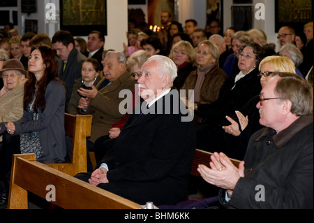 Mass at Polish church of St Andrew Bobola, Hammersmith, W6, London, United Kingdom Stock Photo