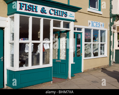 Fish and Chip shop and restaurant Stokesley North Yorkshire England ...