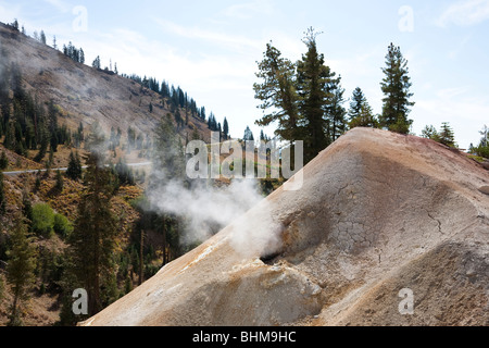 Lava rock, Lassen Volcanic National Park in California, USA Stock Photo