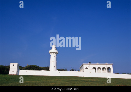 Eluanbi Lighthouse, Hengchun Township, Pingtung County, Southern Taiwan, Republic of China Stock Photo