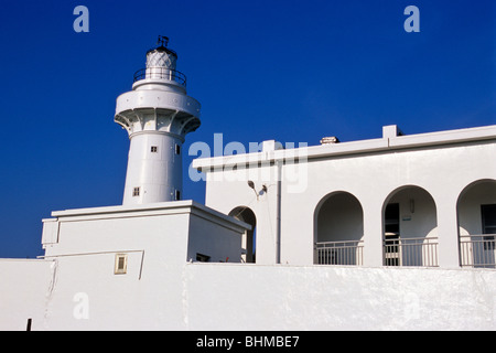 Eluanbi Lighthouse, Hengchun Township, Pingtung County, Southern Taiwan, Republic of China Stock Photo