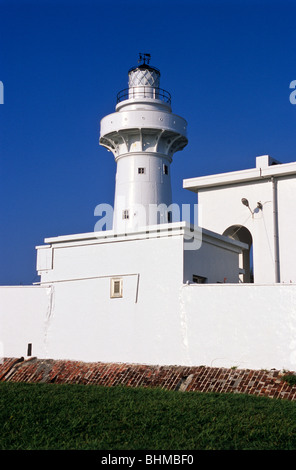 Eluanbi Lighthouse, Hengchun Township, Pingtung County, Southern Taiwan, Republic of China Stock Photo