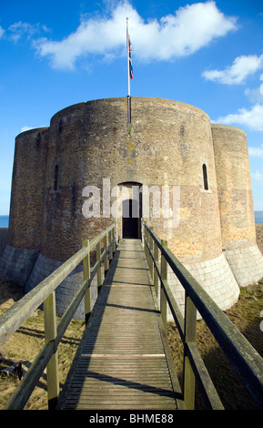 Martello tower Slaughden Aldeburgh Suffolk England Stock Photo