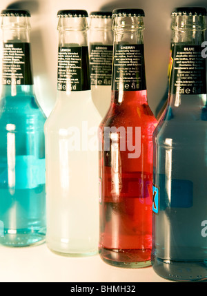 Bottles of alcopop drinks Stock Photo